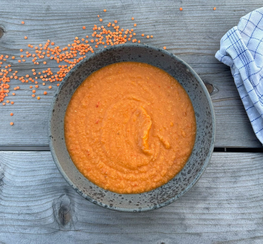 Супа от червена леща със зеленчуци и Vegetables